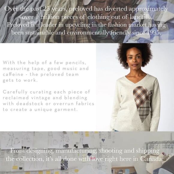 PRELOVED Reclaimed 100% Wool Striped Sweater Cardigan XS - Picture 7 of 10